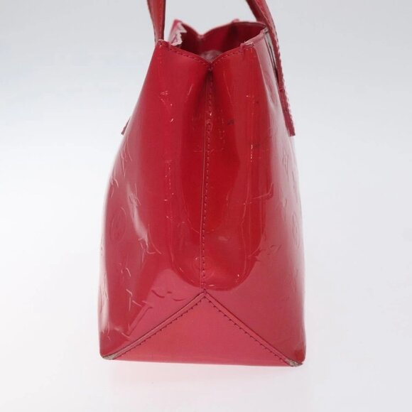 LOUIS VUITTON Monogram Vernis Wilshire PM Hand Bag Rose Pop M93643 Auth 129819 - Picture 6 of 16